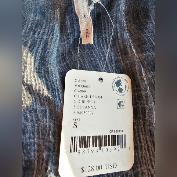 Free People Susanna Knee-Length Midi Skirt Sz S - Picture 7 of 10